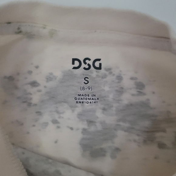 Boys DSG Shorts and T-shirt Outfit Brown Splatter 8 9 Set Lot Cargo Drawstring - Picture 3 of 5